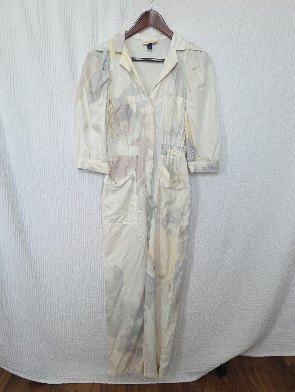 Universal Thread Cream Utility Jumpsuit